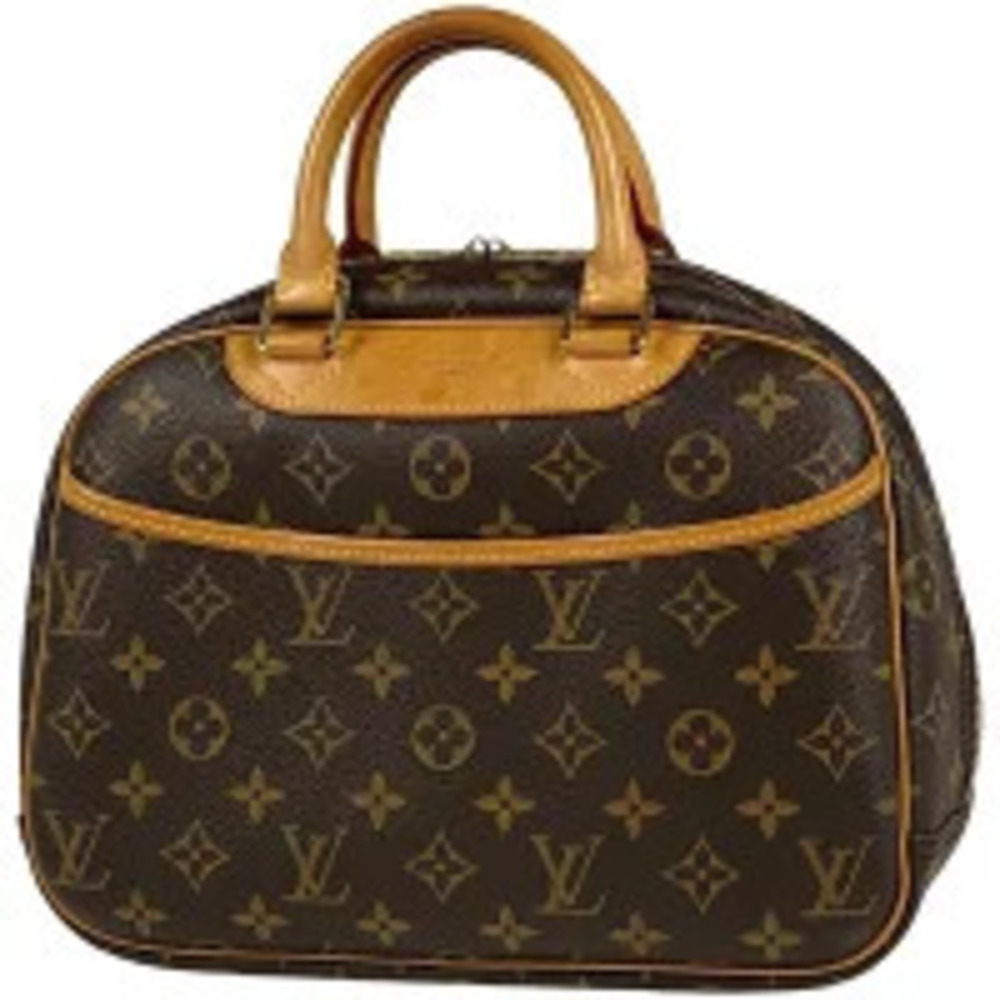 Louis Vuitton Trouville Boston Bag Handbag Monogram Brown